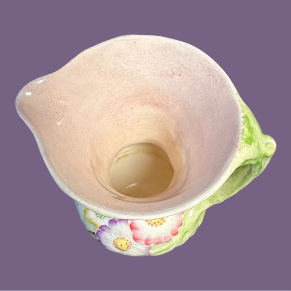 VINTAGE 1950s JAMES KENT JEANETTE PATTERN (#2973) SMALL FLORAL DESIGN VASE - Picture 2 of 9